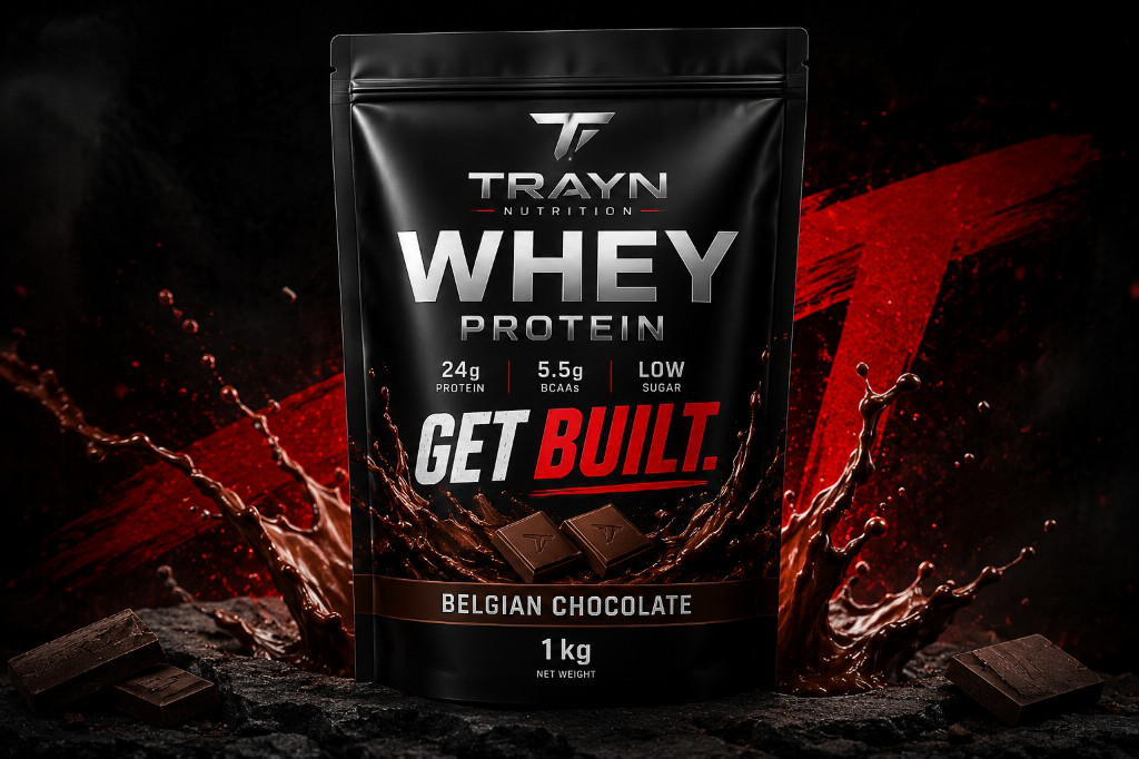 TRAYN Whey Protein Belgian Chocolate